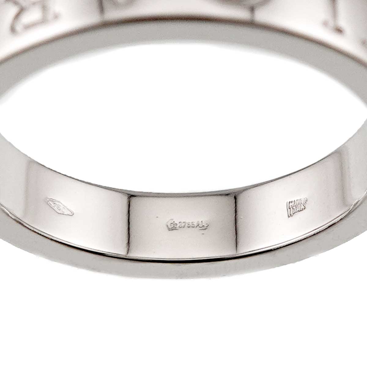 B-ZERO1 Diamond 1P Ring 18K WG 750 size7.25-7.5(US)