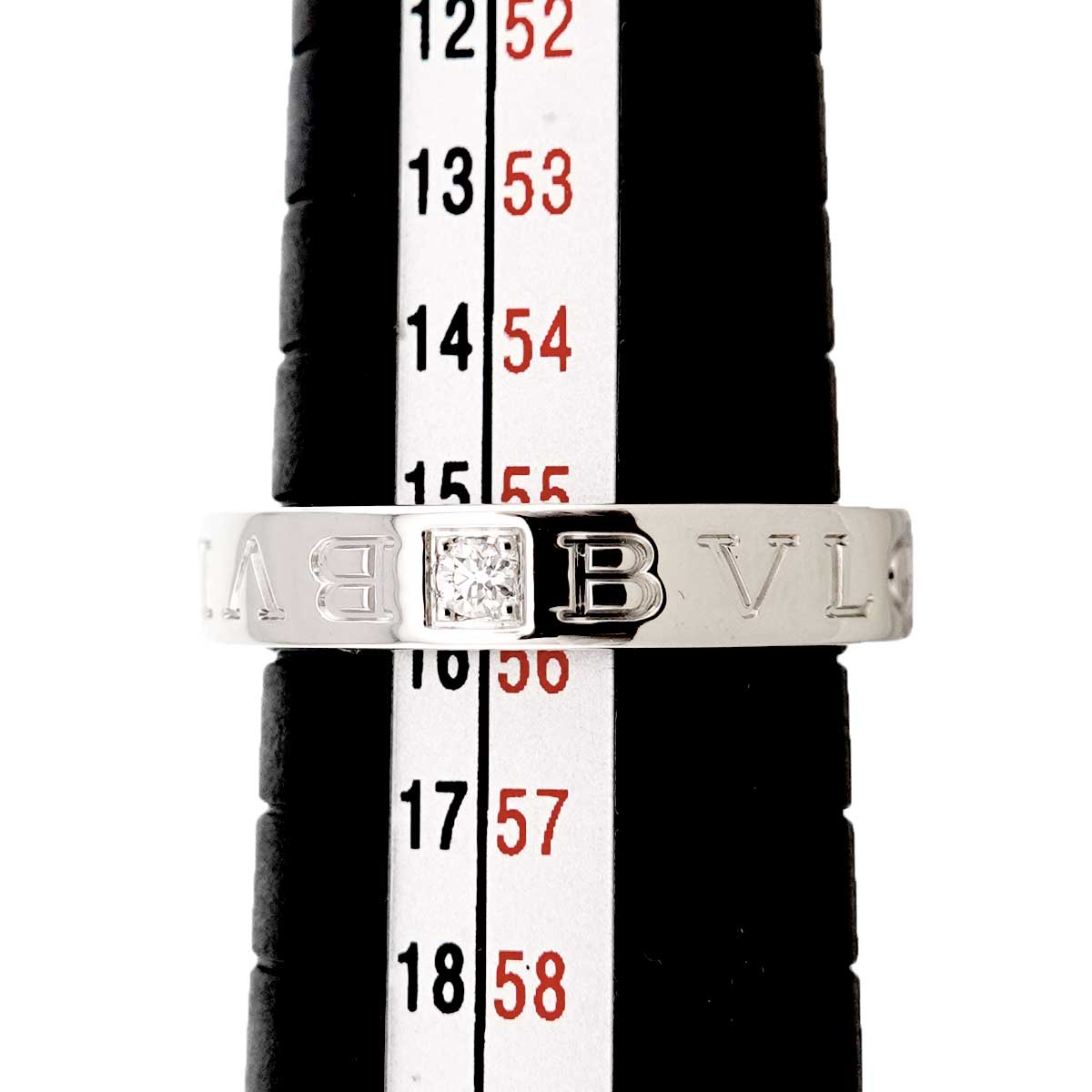 B-ZERO1 Diamond 1P Ring 18K WG 750 size7.25-7.5(US)