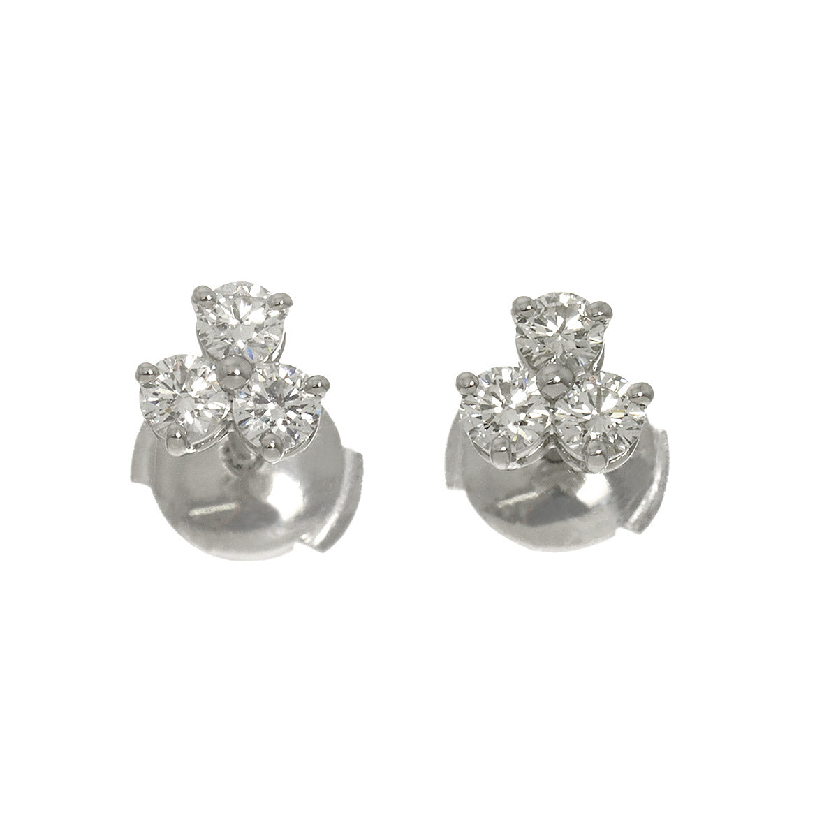 Aria Diamond Earrings Pierced Platinum