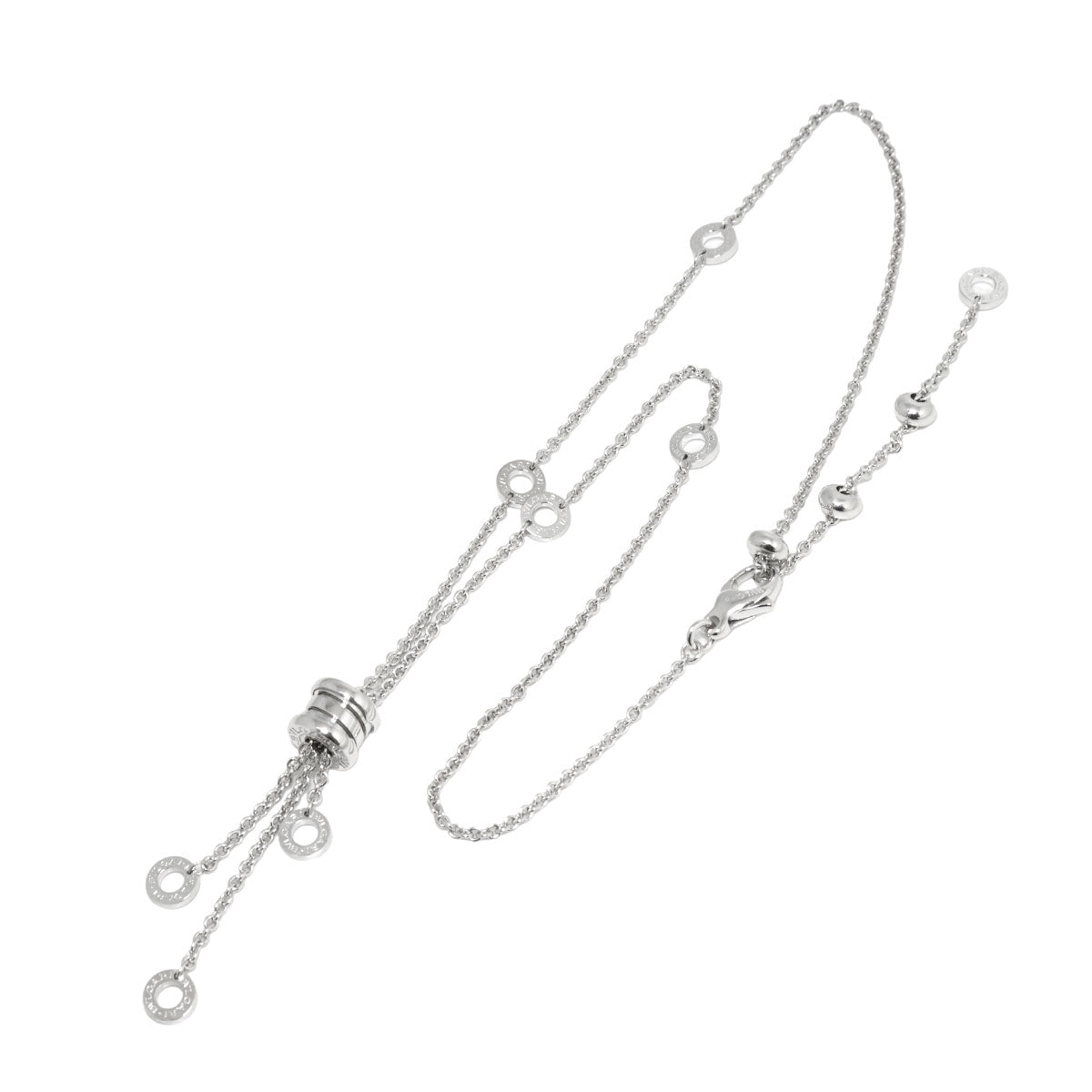 B-zero1 Element Necklace 18K WG White Gold 750