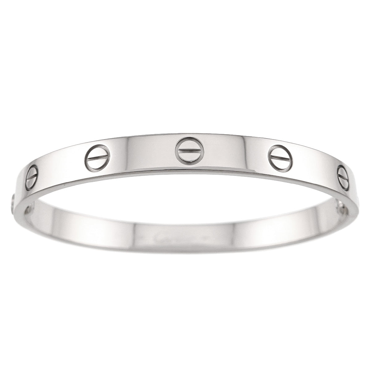 Love Bracelet Bangle 18K WG 750 Size17
