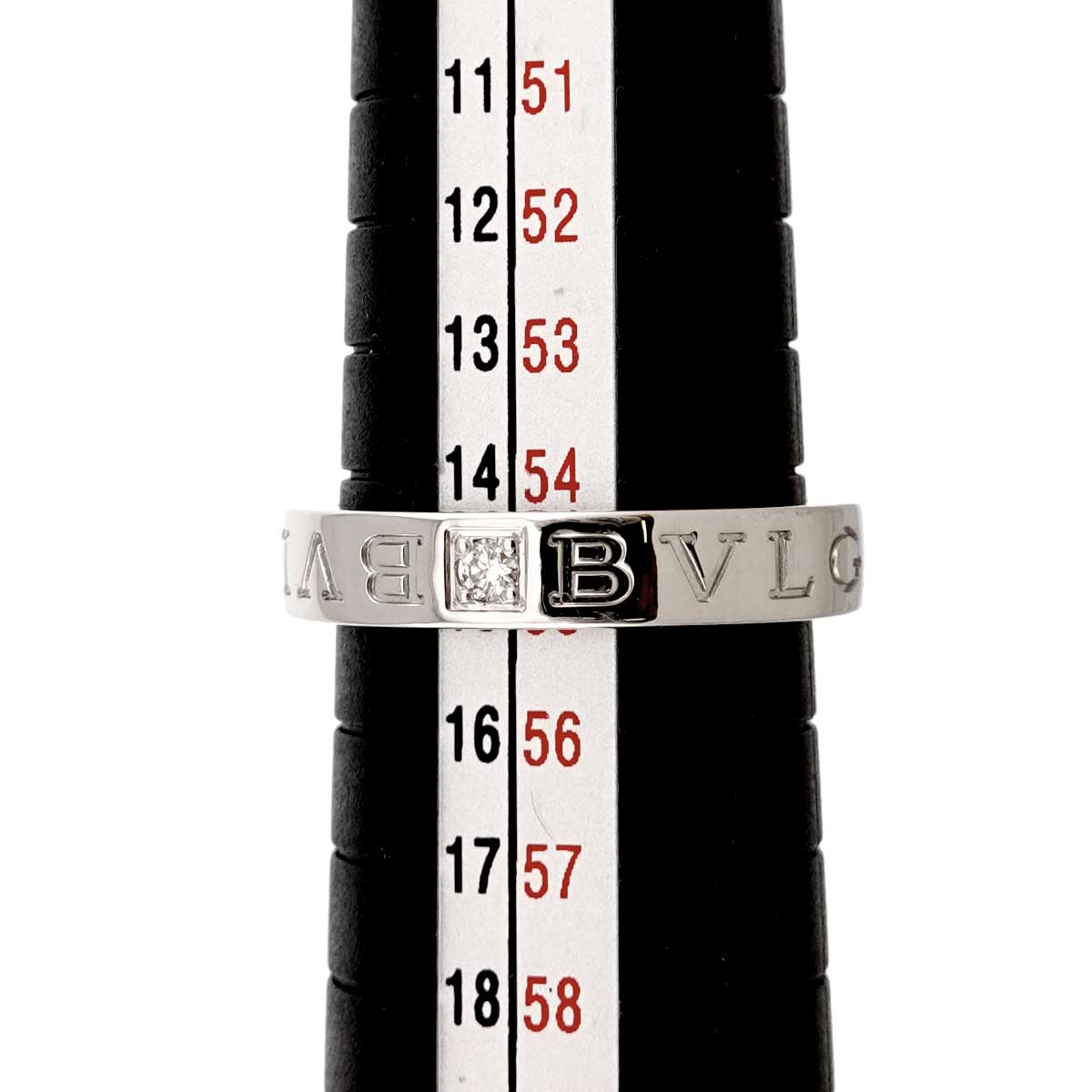 B-ZERO1 Diamond Ring 18K WG 750 size6.75-7.25(US)