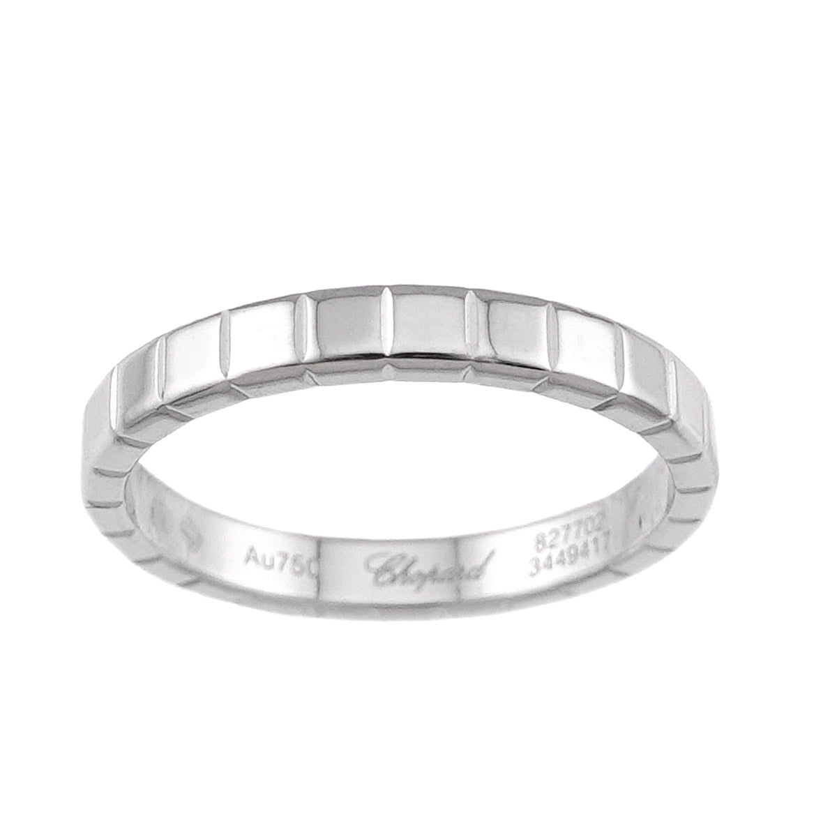Ice Cube Ring 18K WG 750 Size3.75(US)