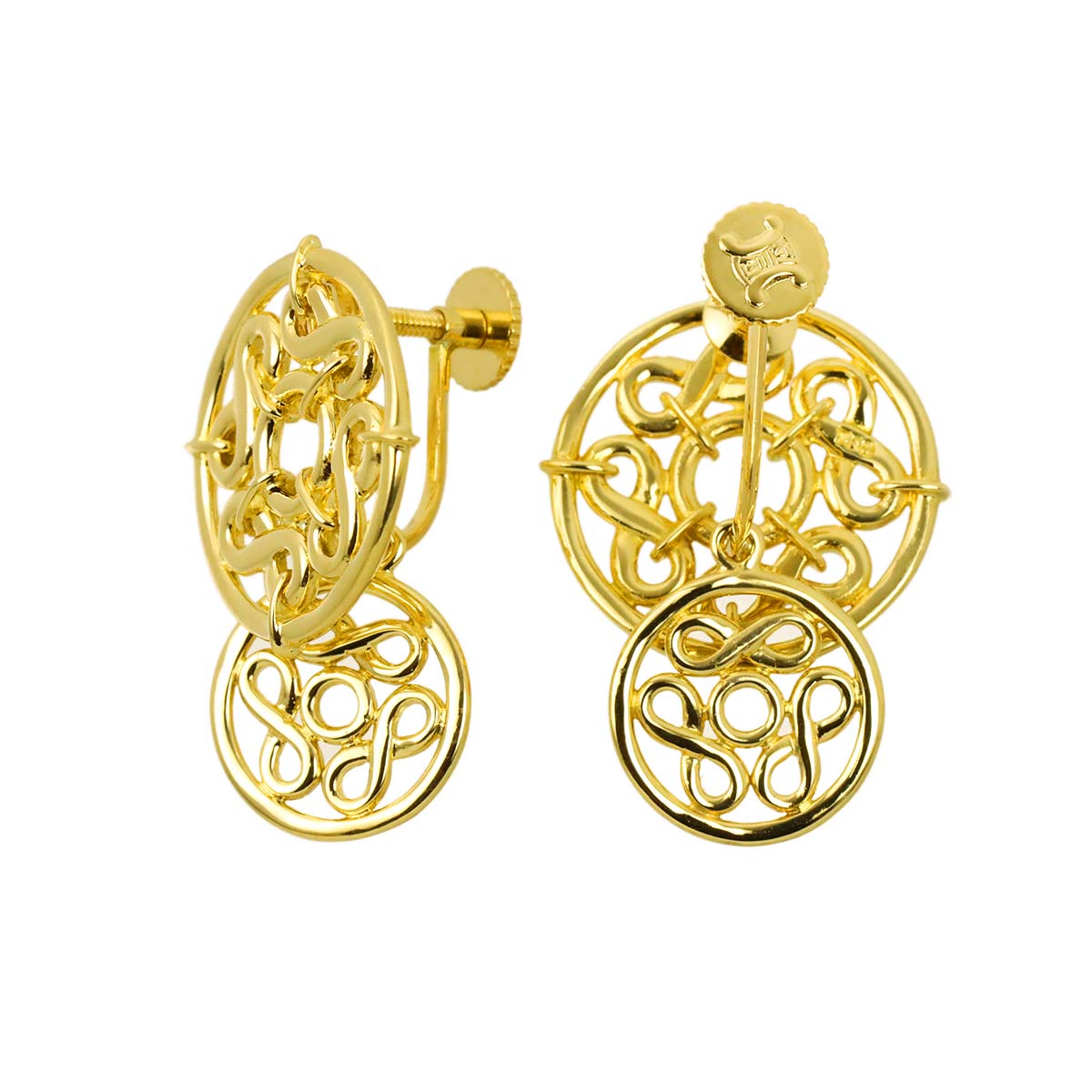 Earrings Clip-on 18K Yellow Gold 750