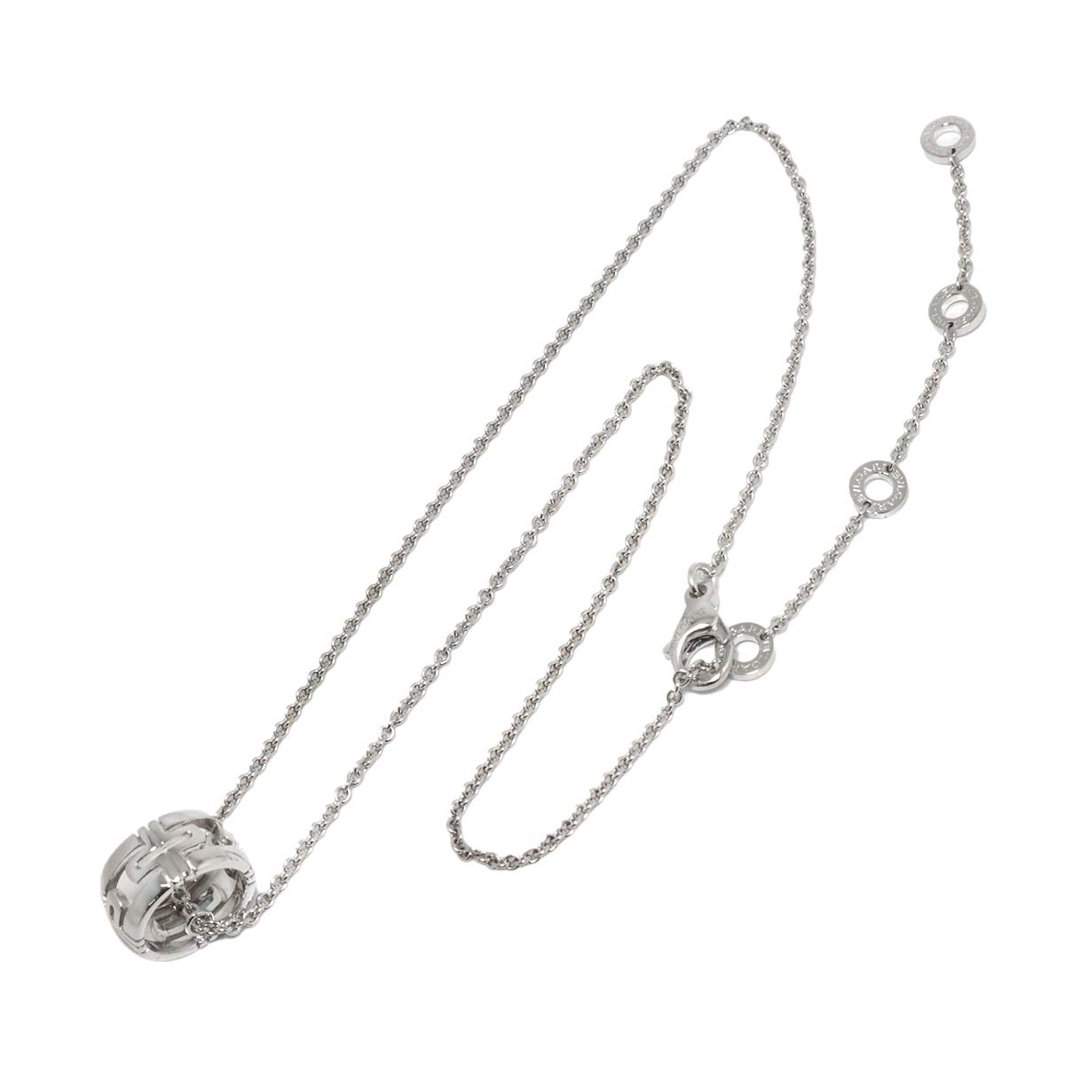 Parentesi Necklace 18K White Gold 750