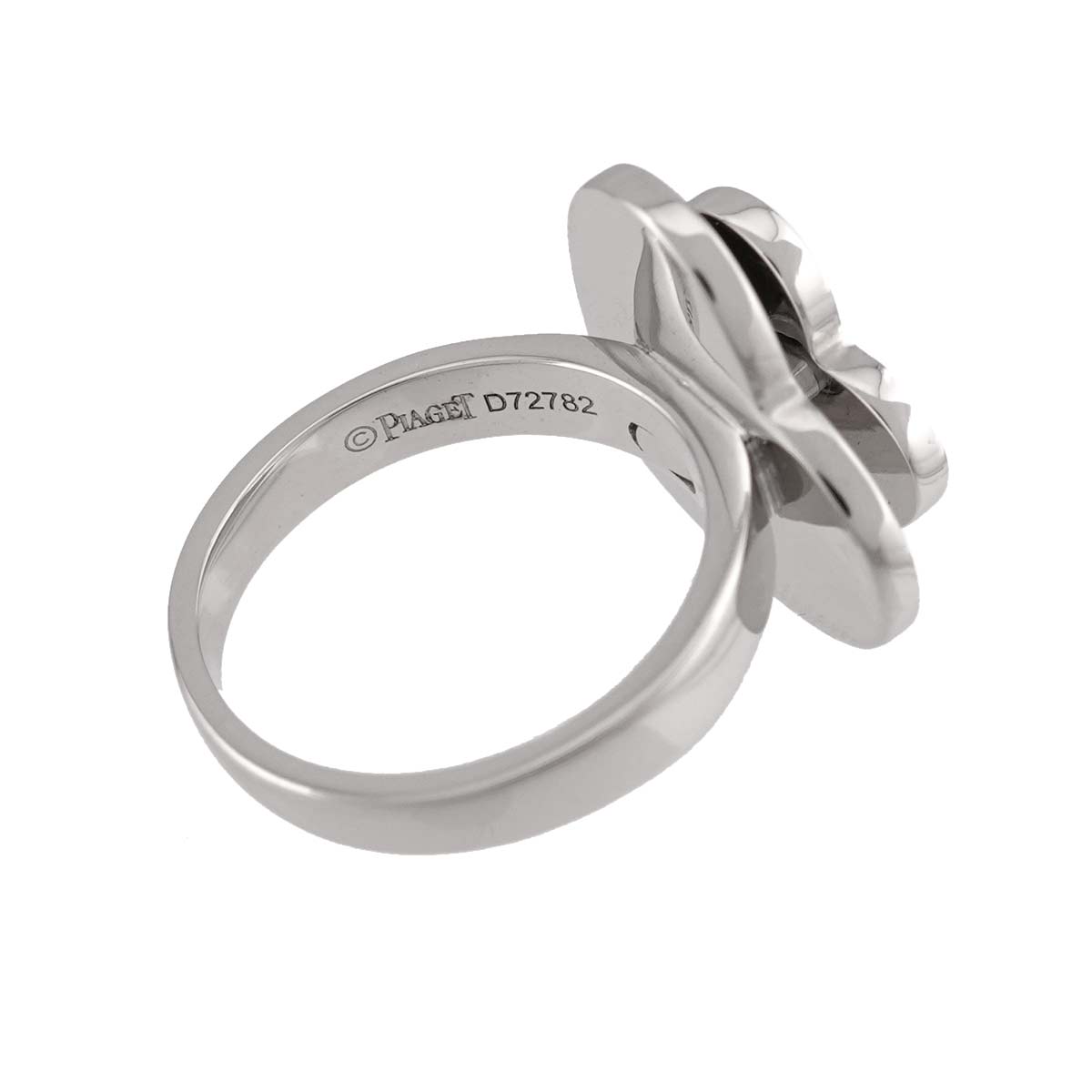 Heartbeat Diamond Ring 18K WG 750 size49 4.5(US)