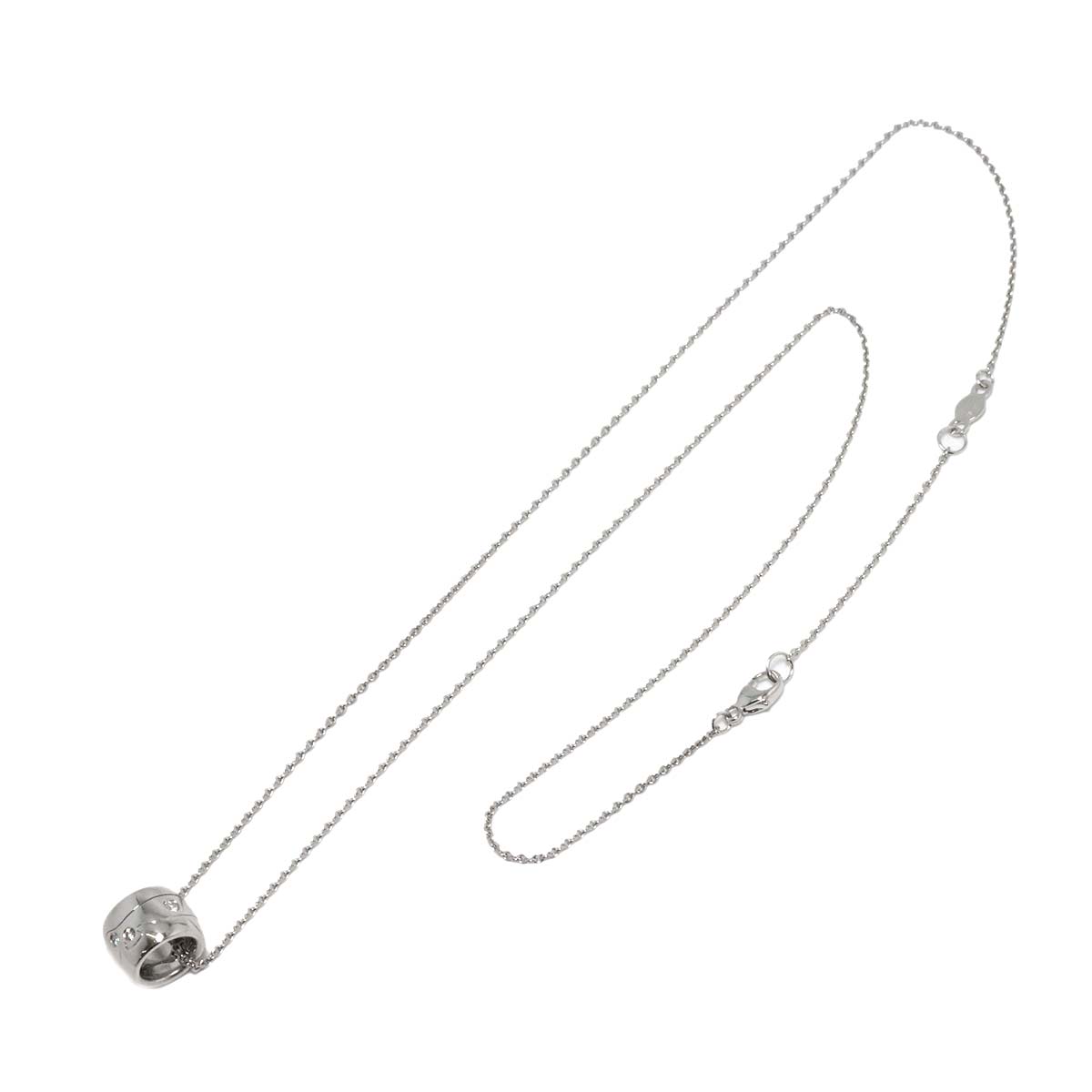 Fusion Diamond Necklace 18K WG 750