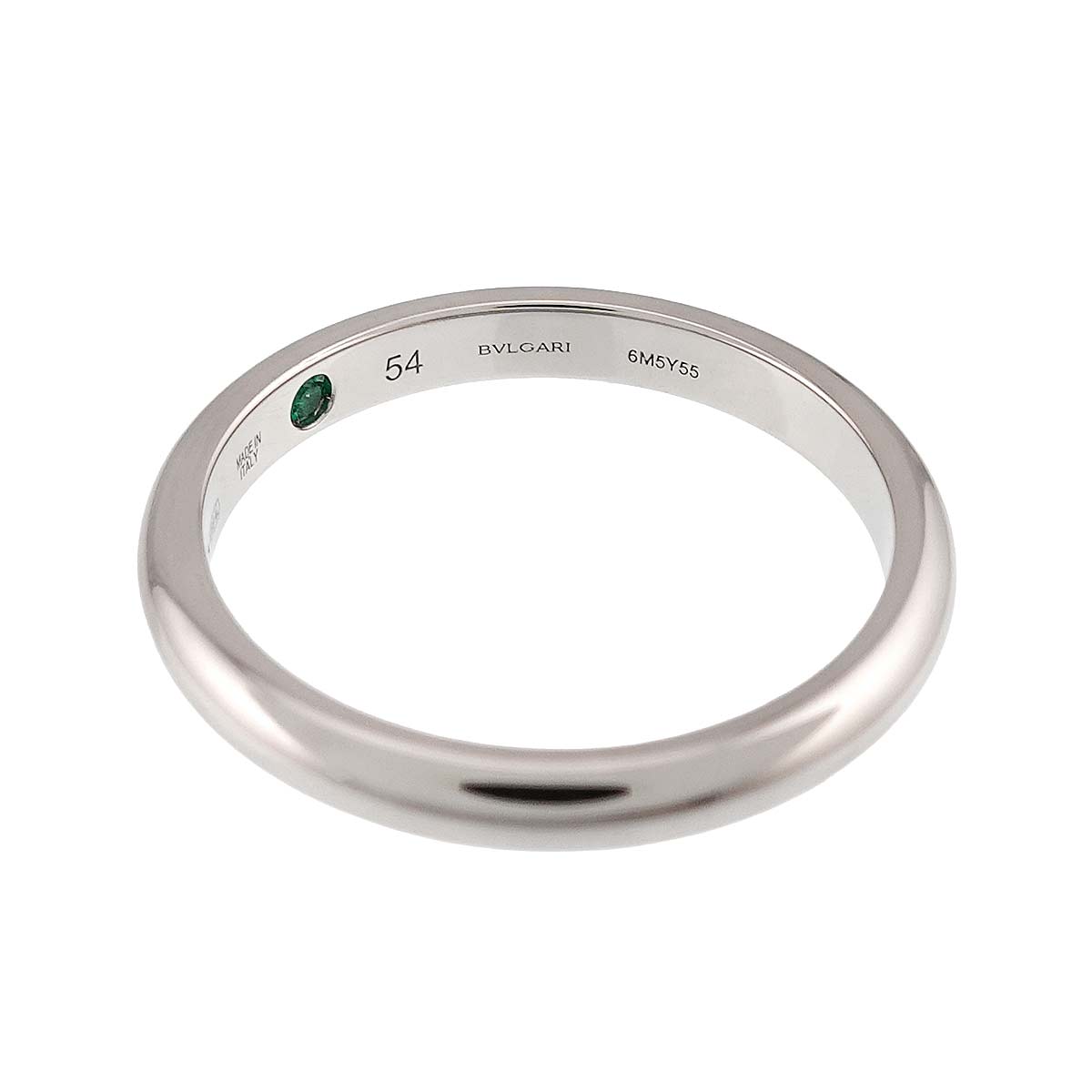 Emerald Ring Platinum size54 6.5-6.75(US)