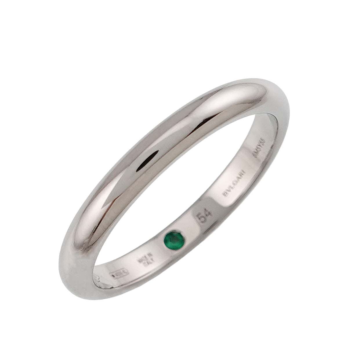 Emerald Ring Platinum size54 6.5-6.75(US)