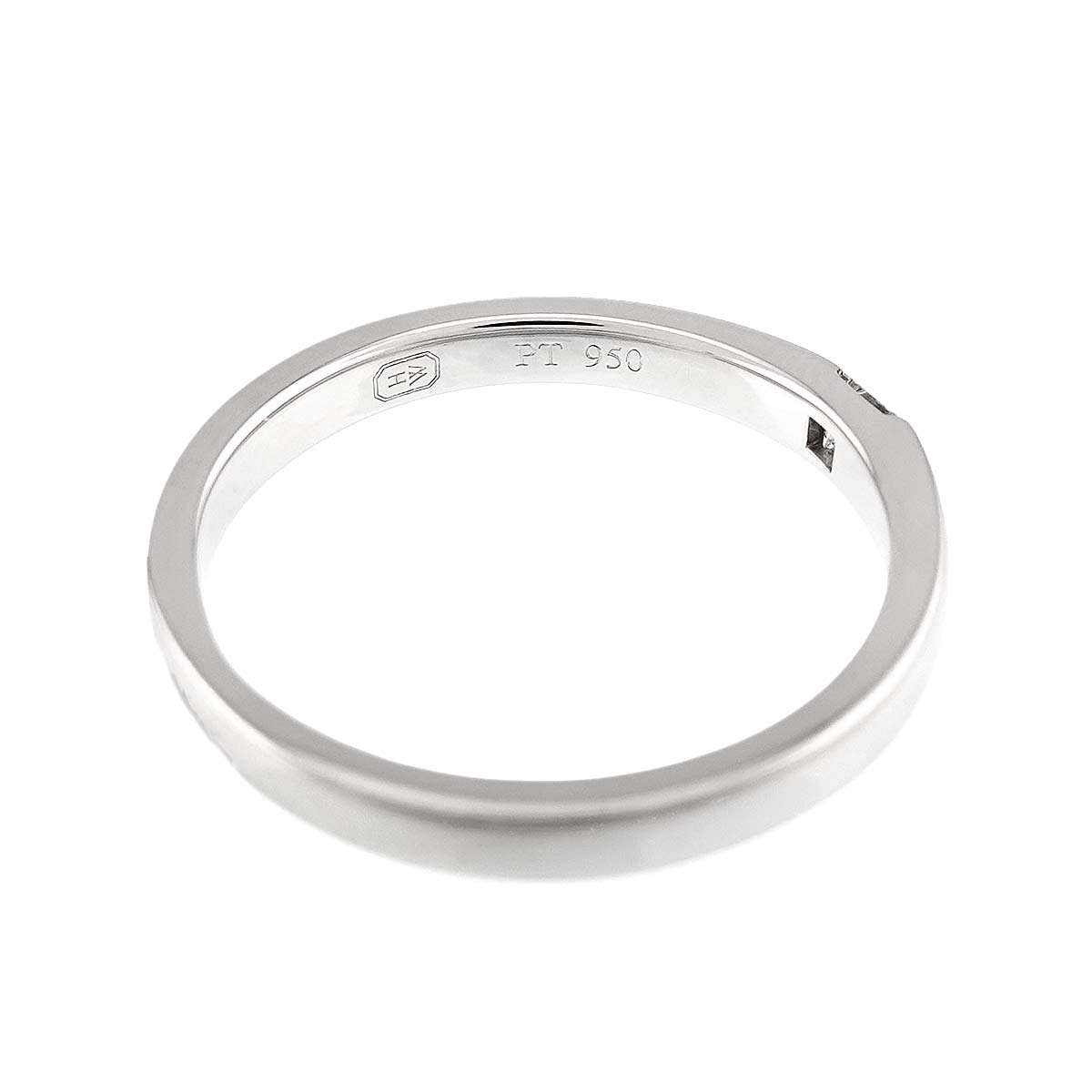Princess cut Diamond Ring Pt Platinum size8.25(US)