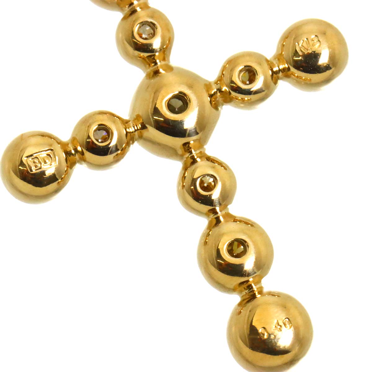 Brown Diamond 0.40ct Necklace 18K Brown Gold 750