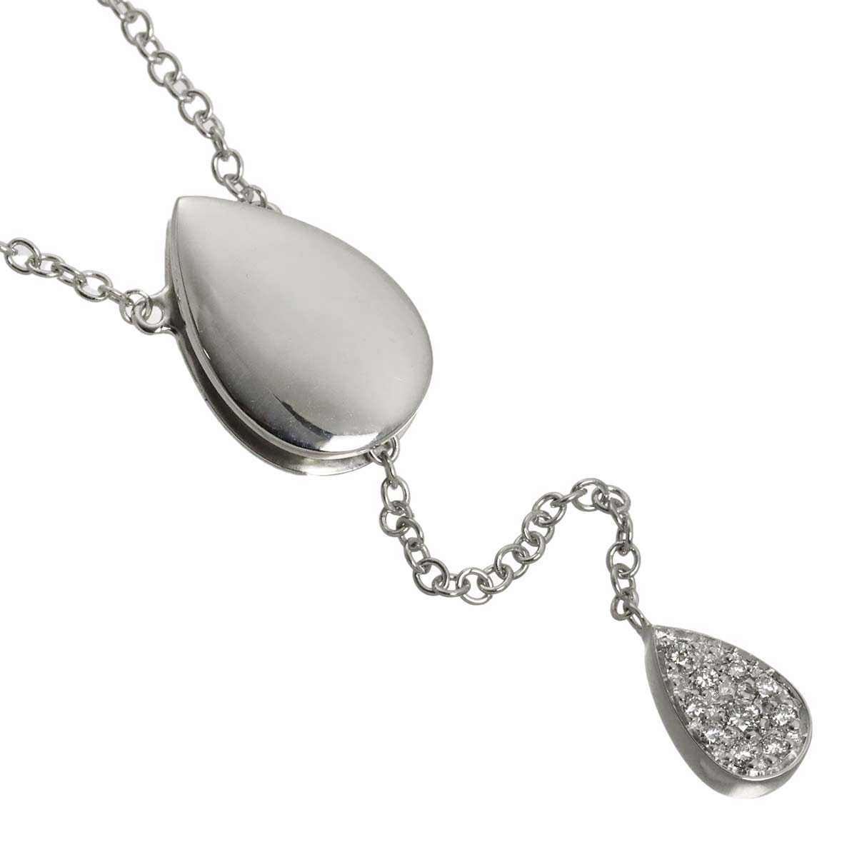 Magic Reflections Diamond Necklace 18K White Gold 750