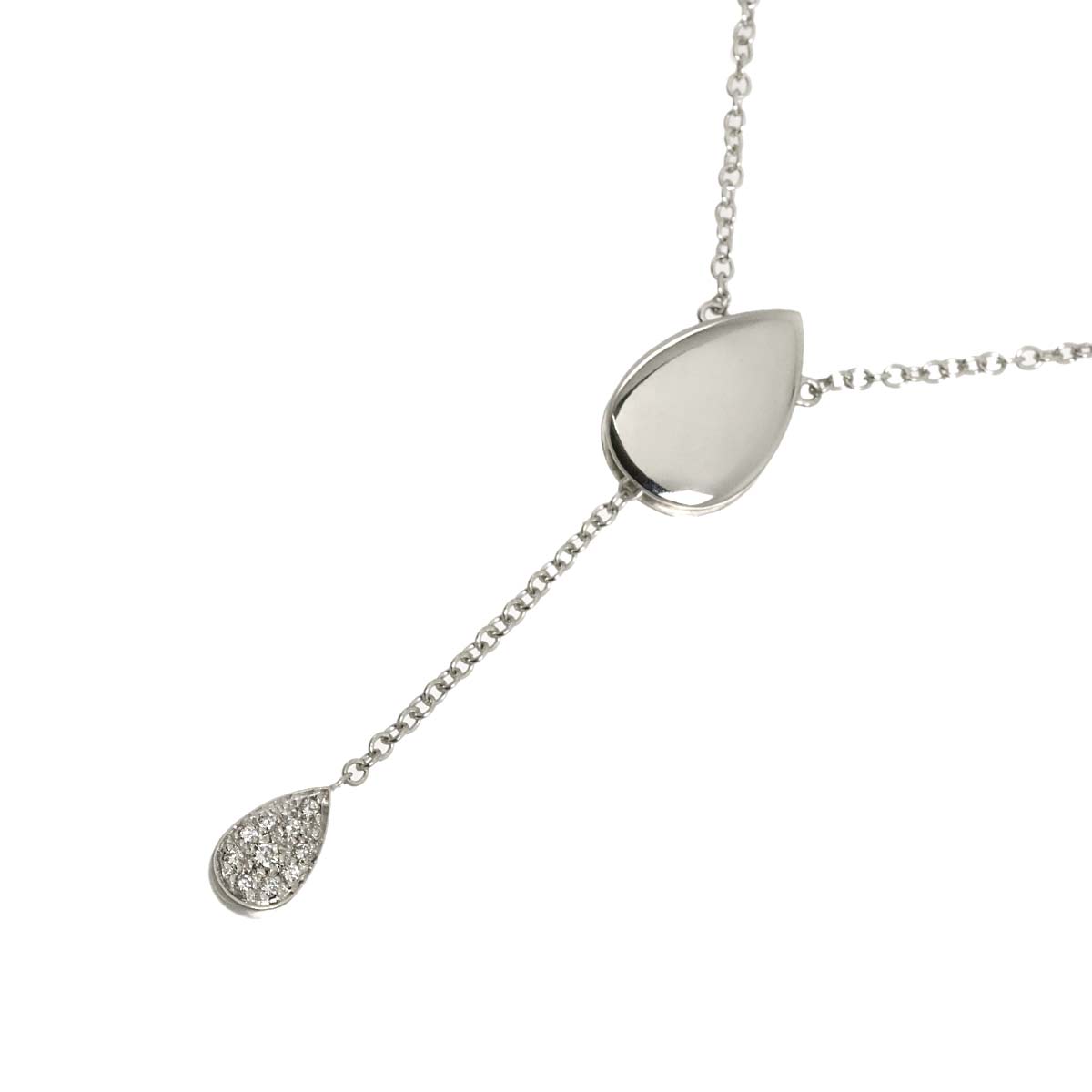 Magic Reflections Diamond Necklace 18K White Gold 750