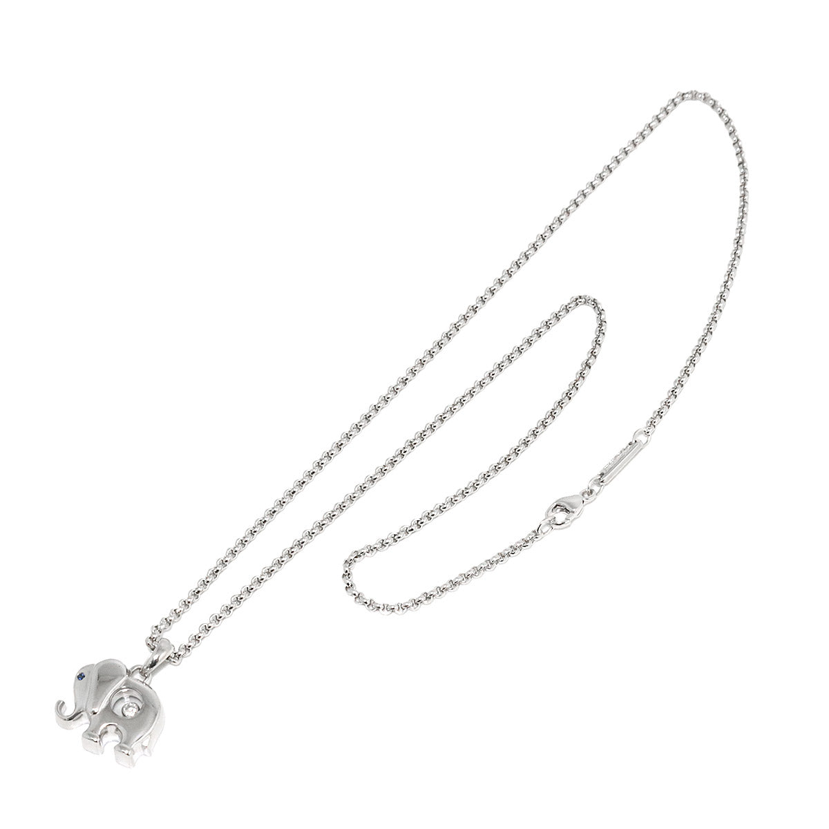 Happy Diamond Necklace 18K White Gold 750