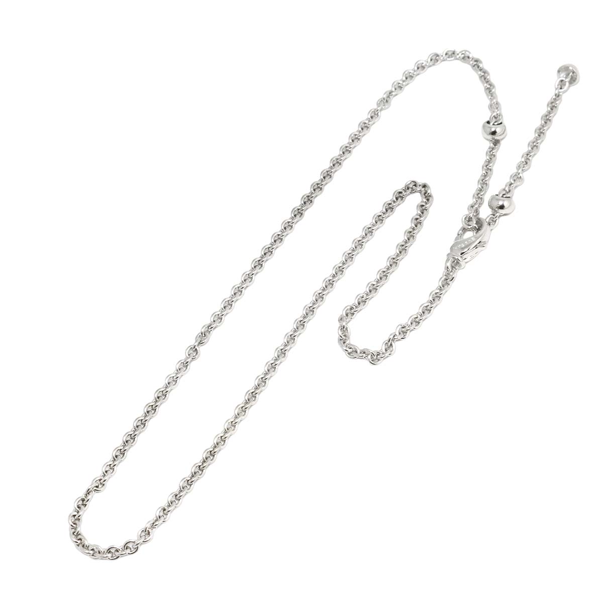 Chain Necklace 18K White Gold 750