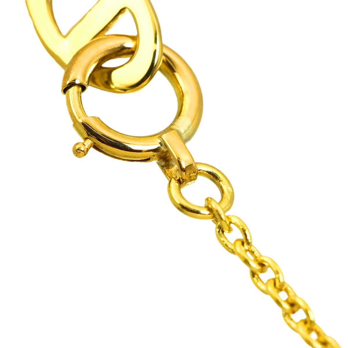 Diamond Necklace 18K Yellow Gold 750