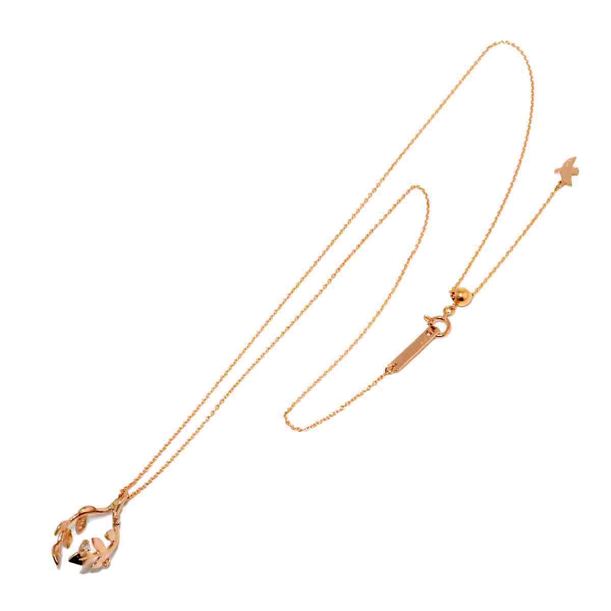 Diamond Necklace K18 PG 750