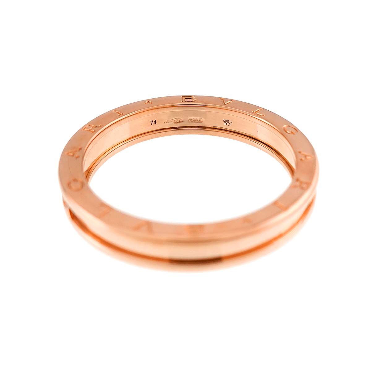 B-ZERO1 1Band Ring 18K Pink Gold 750 Size74 15(US)