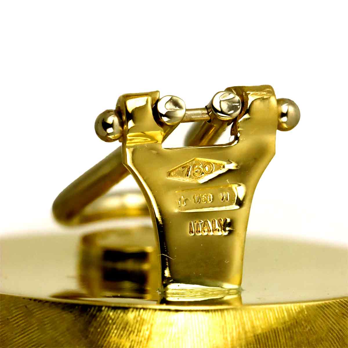 Earrings Clip on 18K Yellow Gold 750