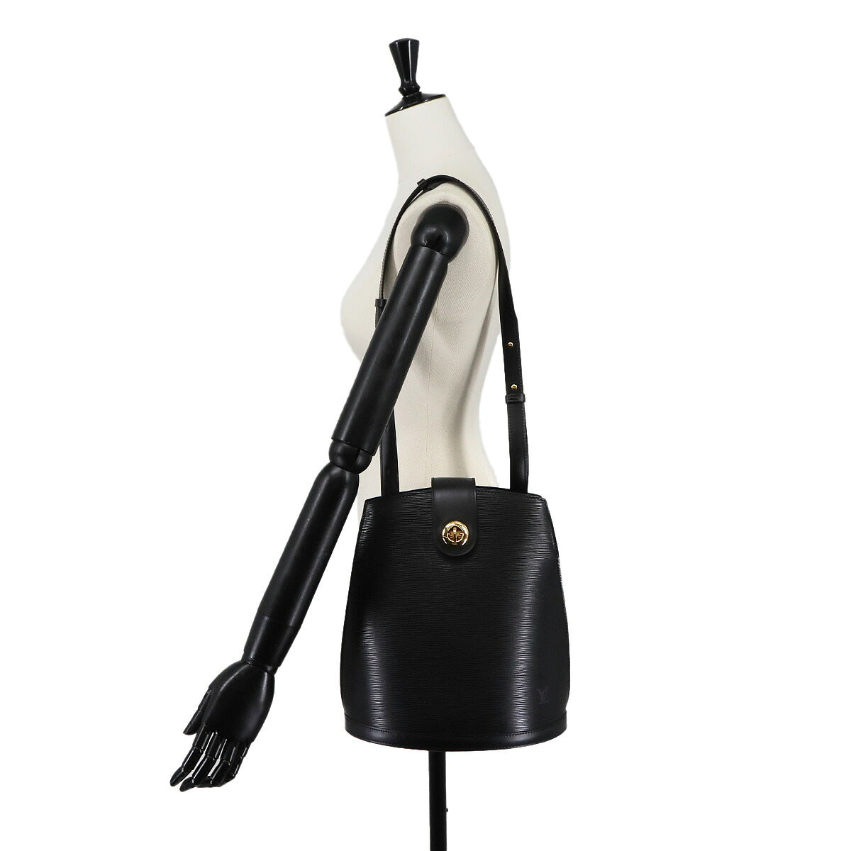 Epi Cluny Shoulder Bag Leather Noir M52252 Purse