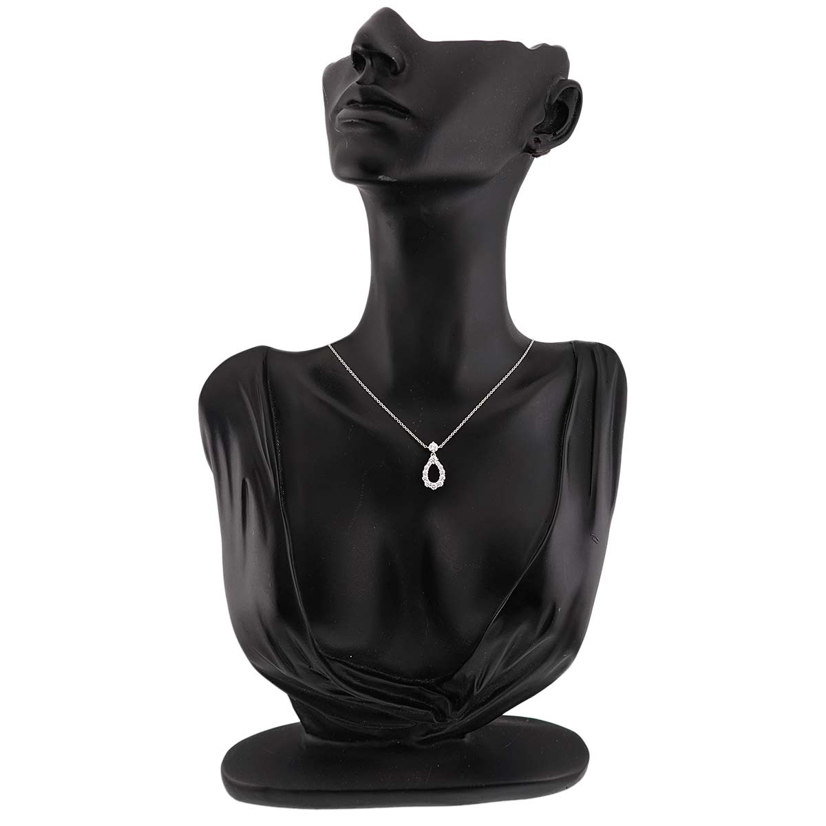 Loop Diamond Medium Necklace Pt