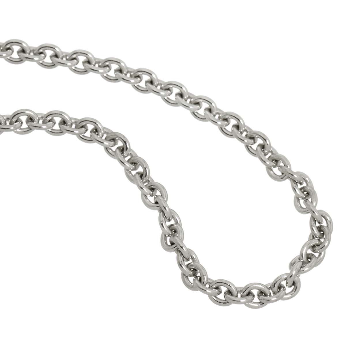 Chain Necklace 18K White Gold 750