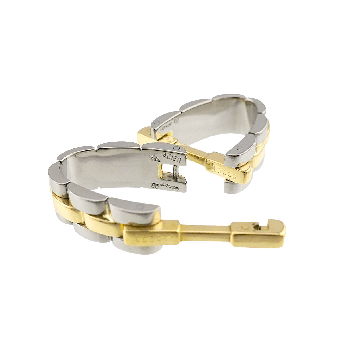 Panthere Cufflinks 18K YG 750 SS