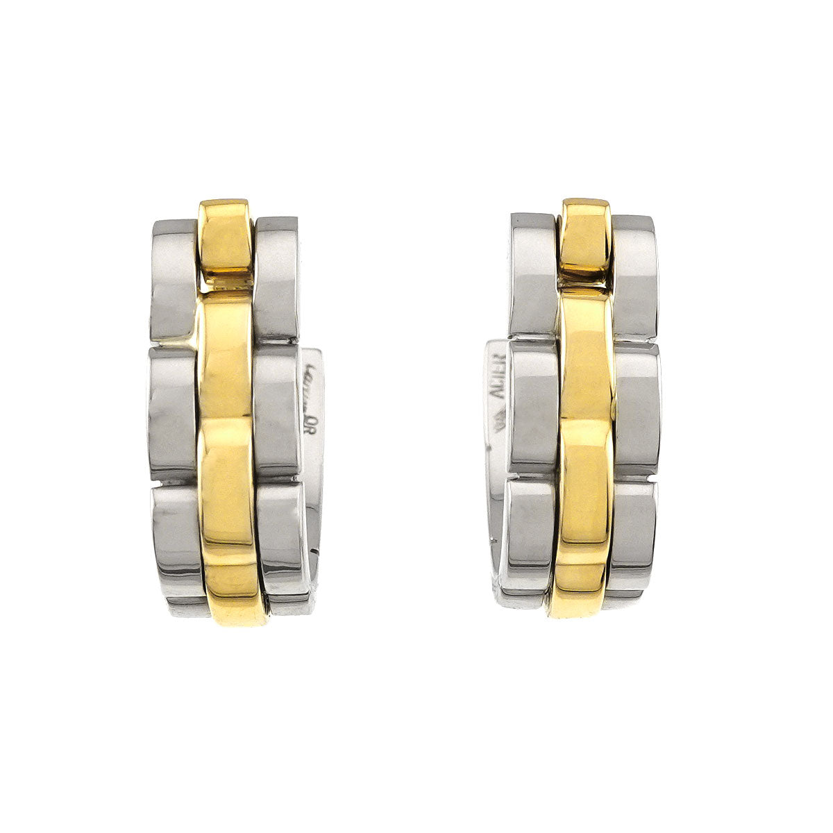 Panthere Cufflinks 18K YG 750 SS