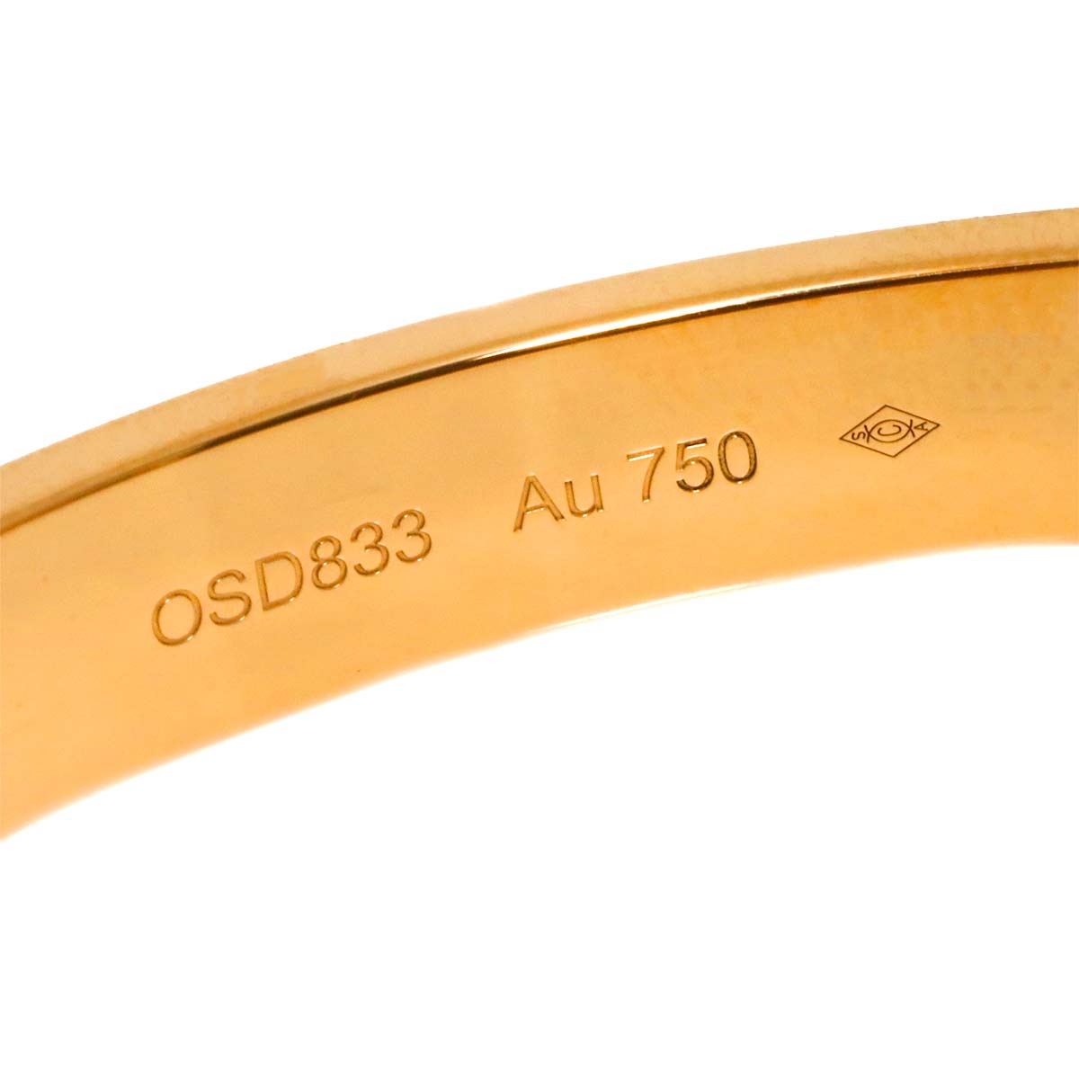 Love Bracelet Bangle 18K Pink Gold 750 Size20