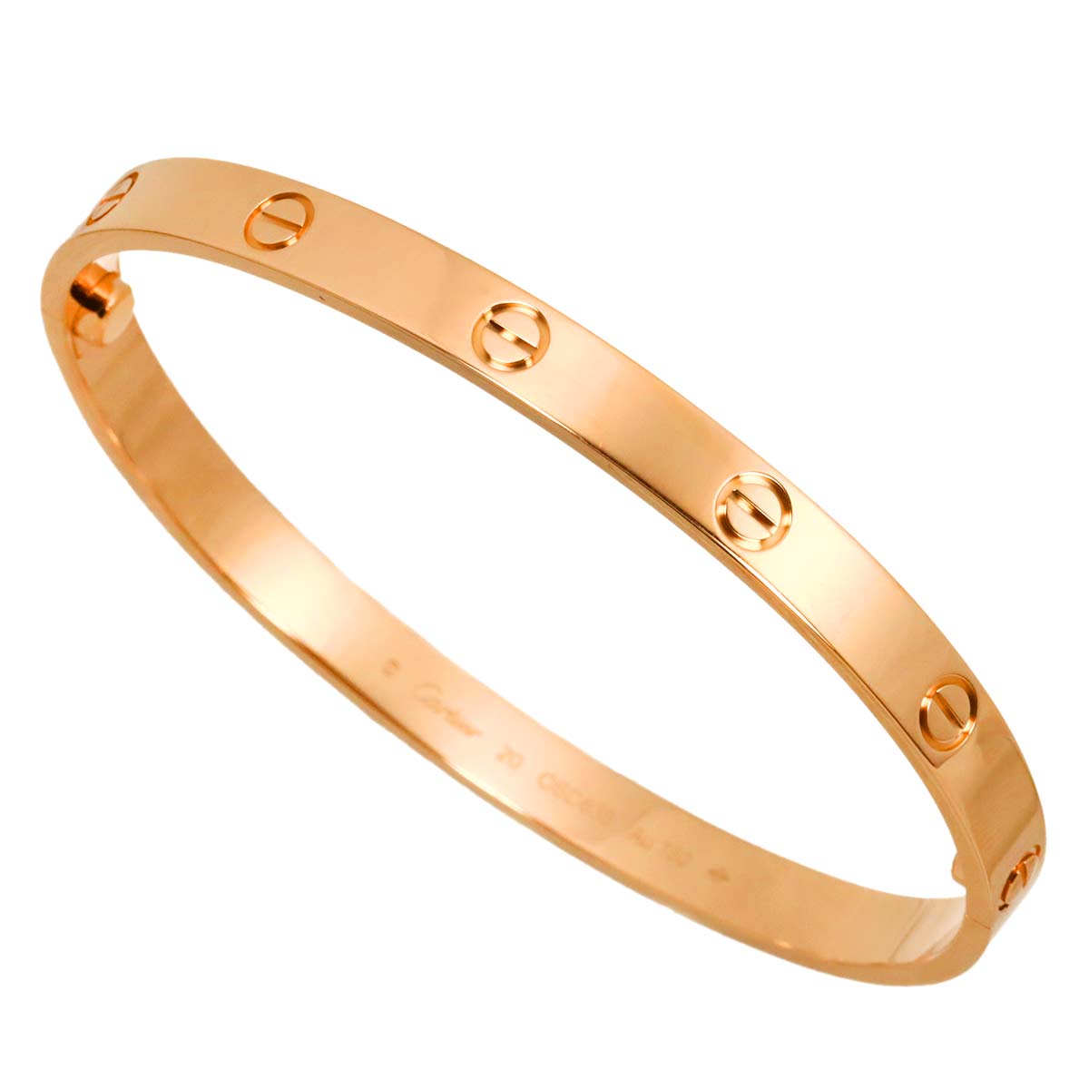 Love Bracelet Bangle 18K Pink Gold 750 Size20