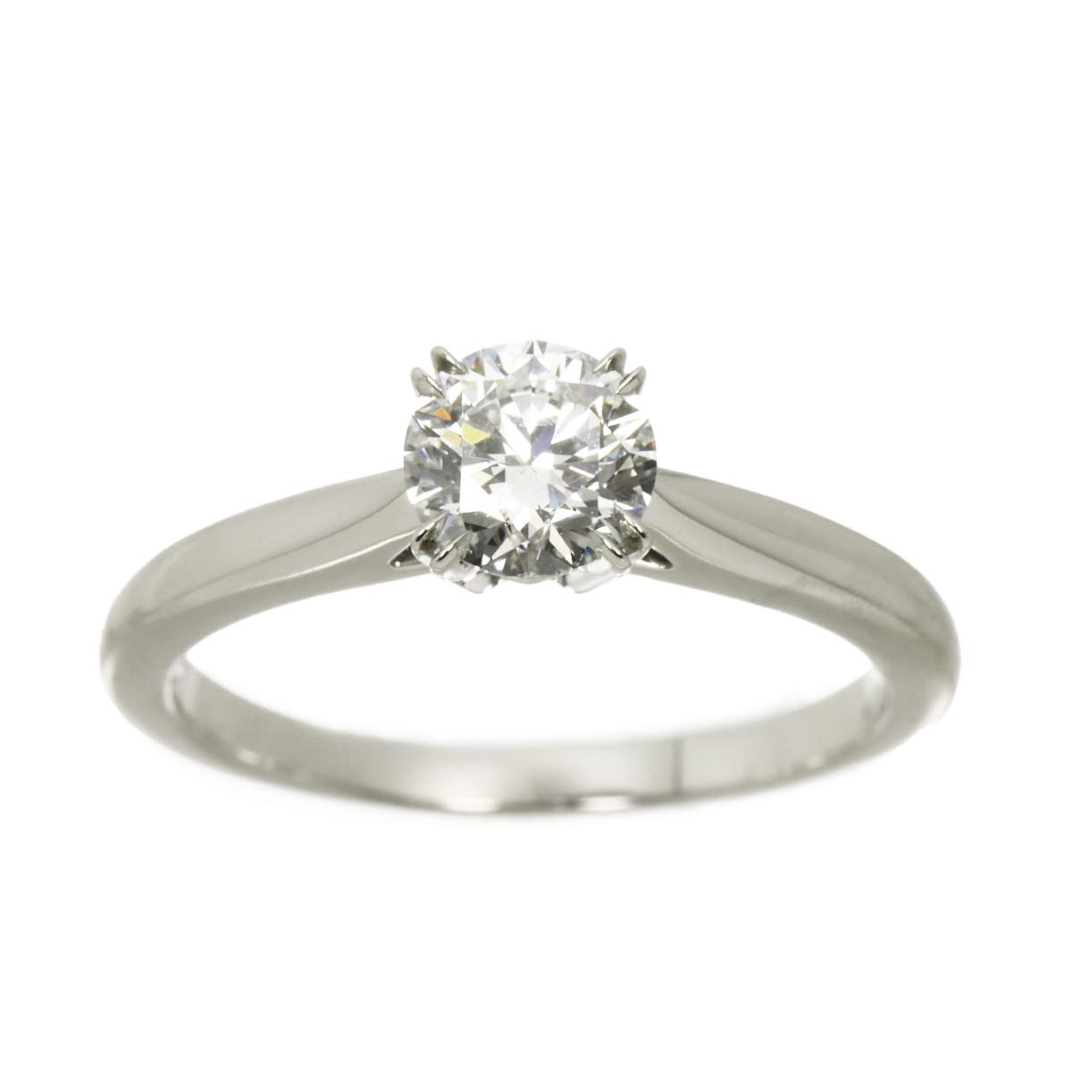 Diamond 0.59ct E/VVS2/3EX Ring Pt 4.5-4.75(US)