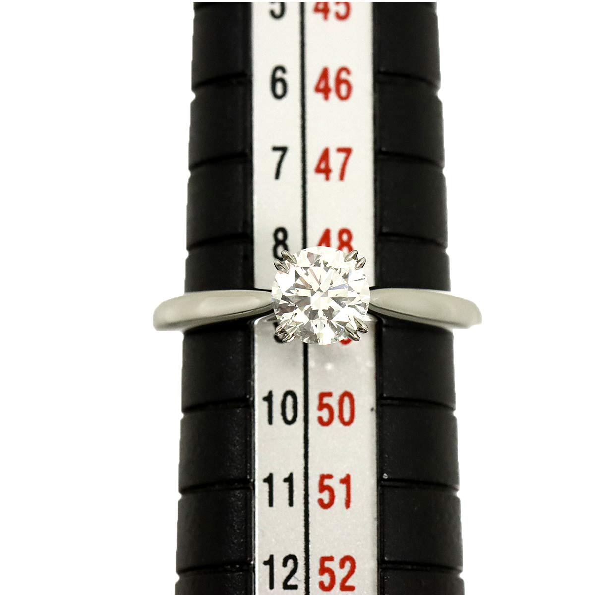 Diamond 0.59ct E/VVS2/3EX Ring Pt 4.5-4.75(US)