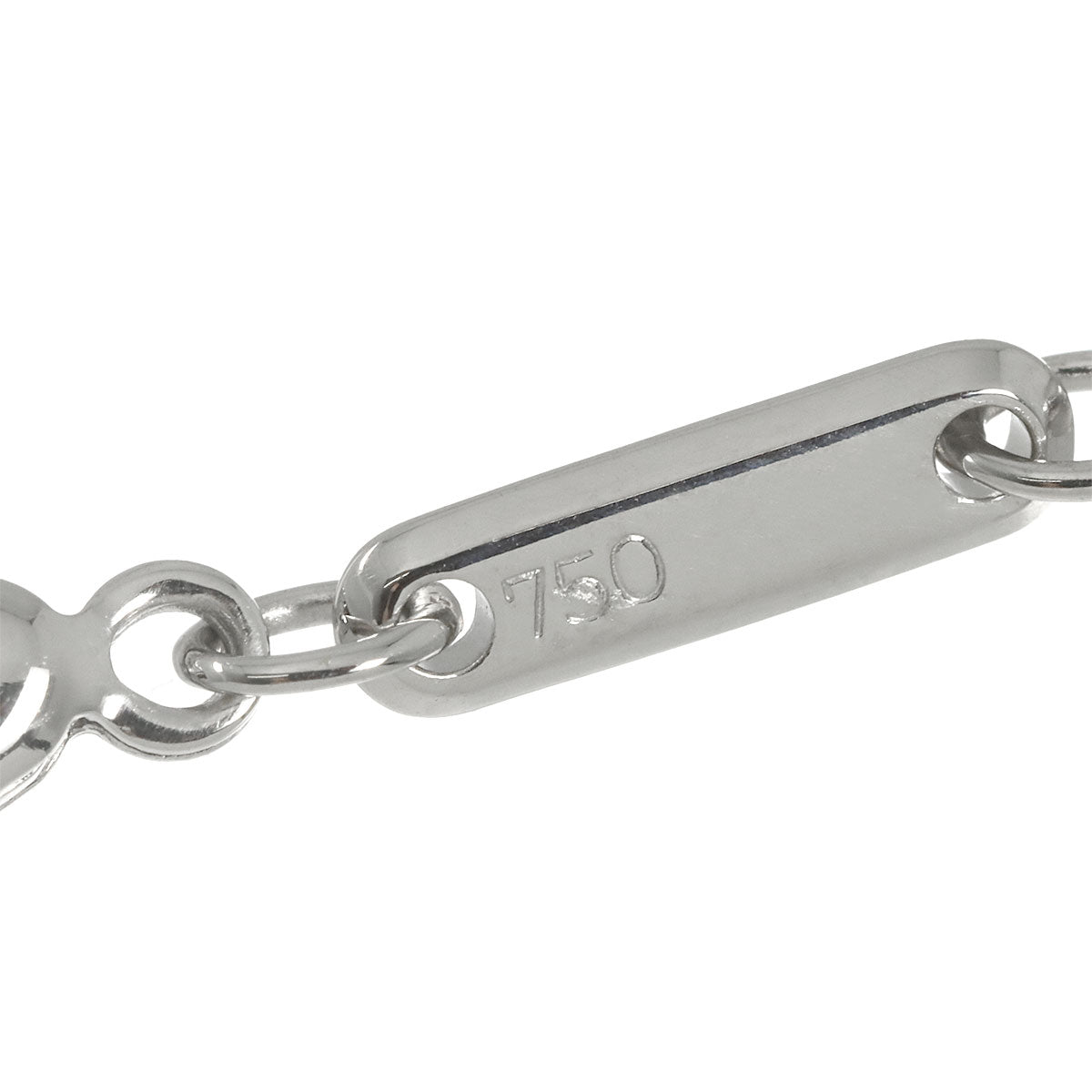 Happy Diamond Necklace 18K White Gold 750
