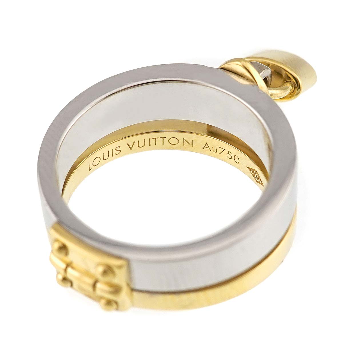 Berg Lockit Ring 18K YG WG 750 Size49 4.5(US)