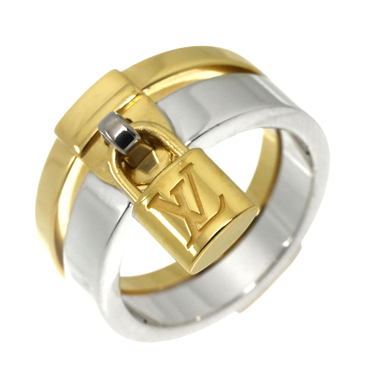 Berg Lockit Ring 18K YG WG 750 Size49 4.5(US)