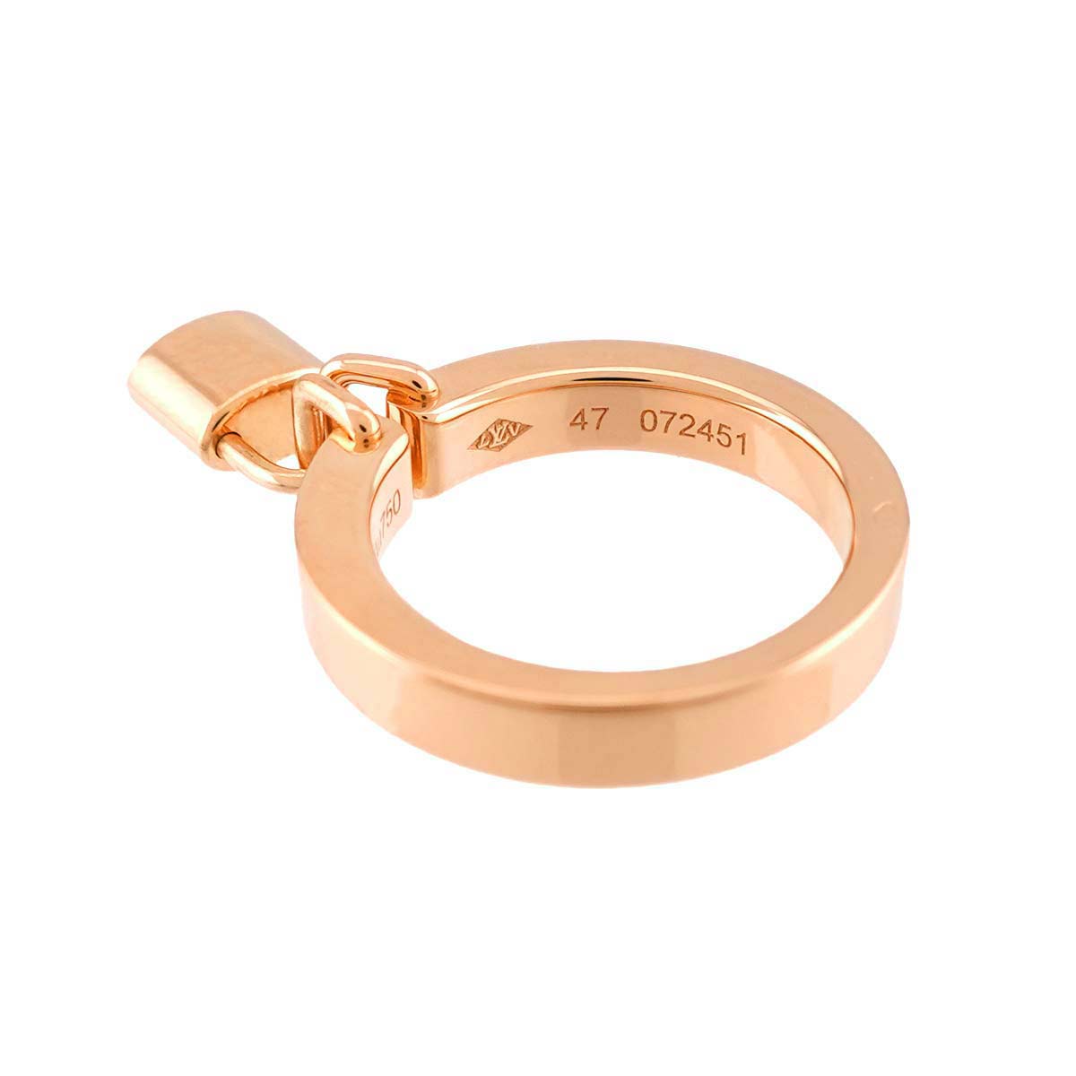 Lockit Ring K18 PG Size47 4(US)