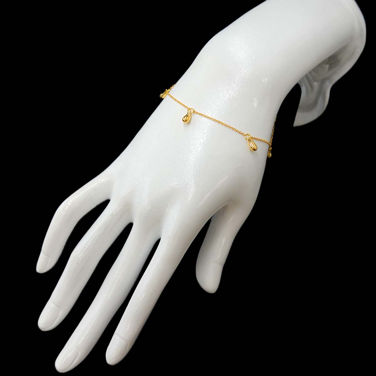Teardrop 5P Bracelet 18K Yellow Gold 750