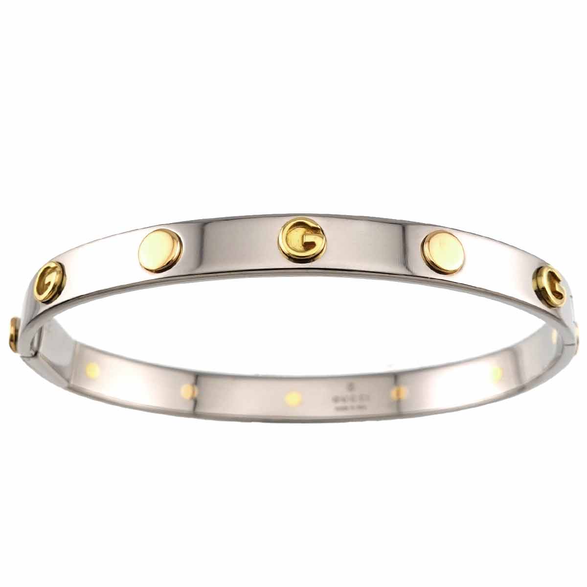G Logo Bracelet 18K Yellow Gold 750 SS size17