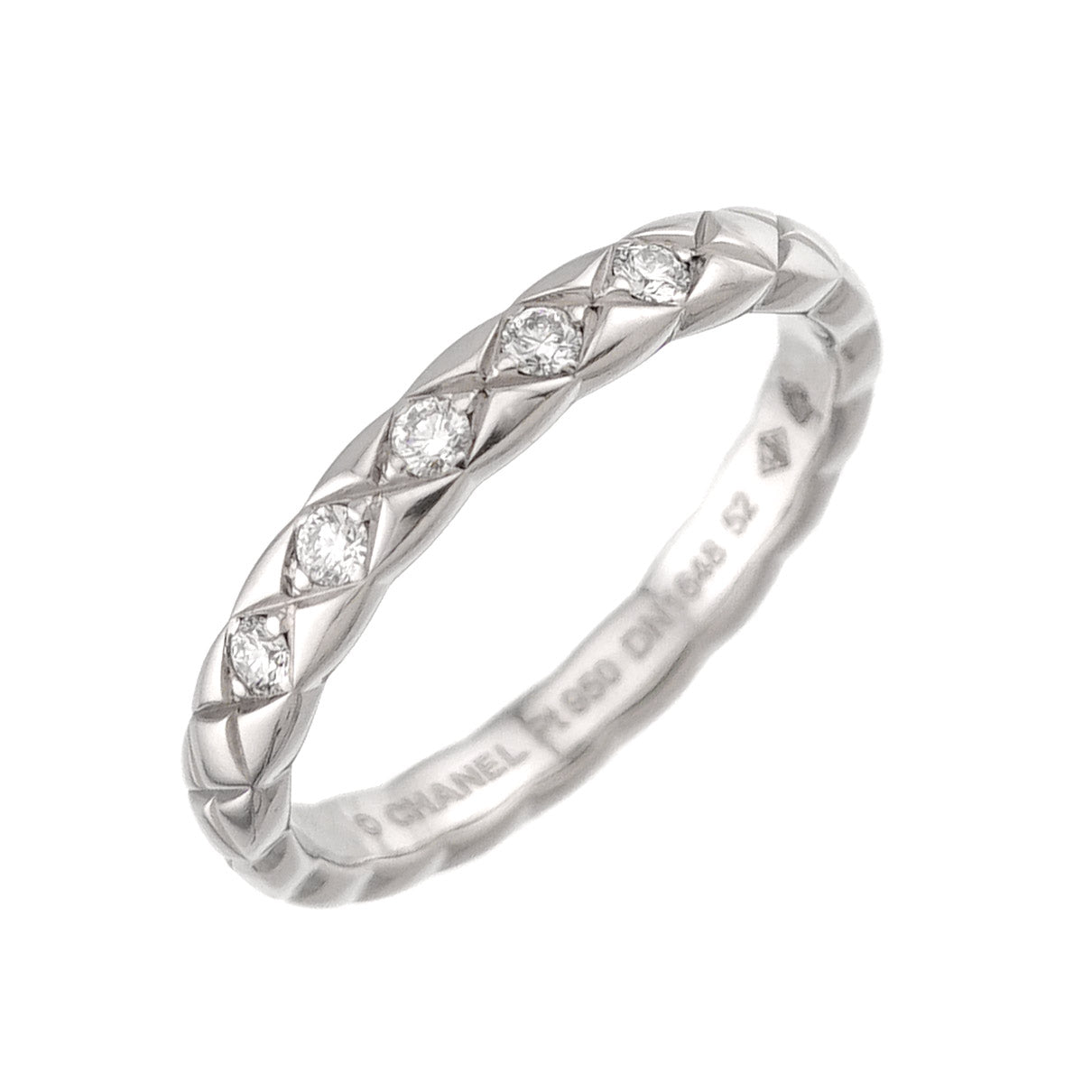 Coco Crush SM Diamond 5P Ring Pt Platinum size52 5.75-6(US)