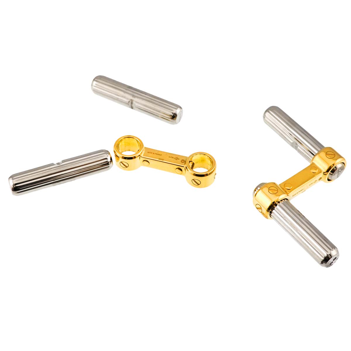 Santos Cuff links 18K Yellow Gold 750 SV