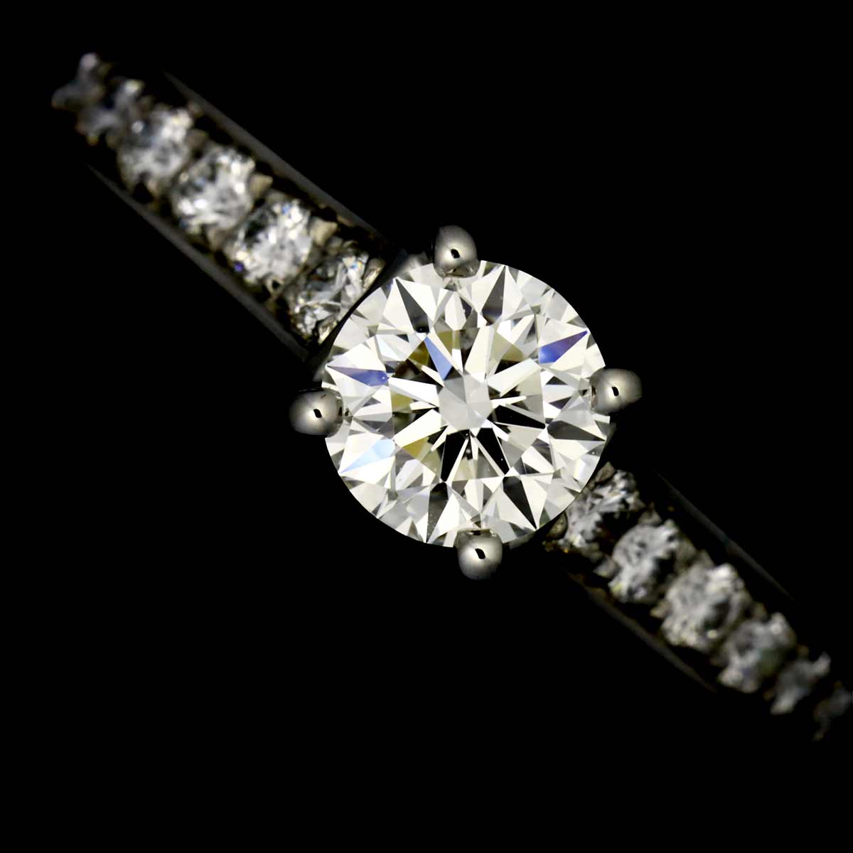 Diamond 0.44ct G/VVS1/3EX Ring Platinum size49 4.75-5(US)