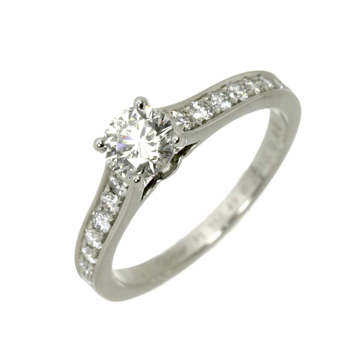 Diamond 0.44ct G/VVS1/3EX Ring Platinum size49 4.75-5(US)