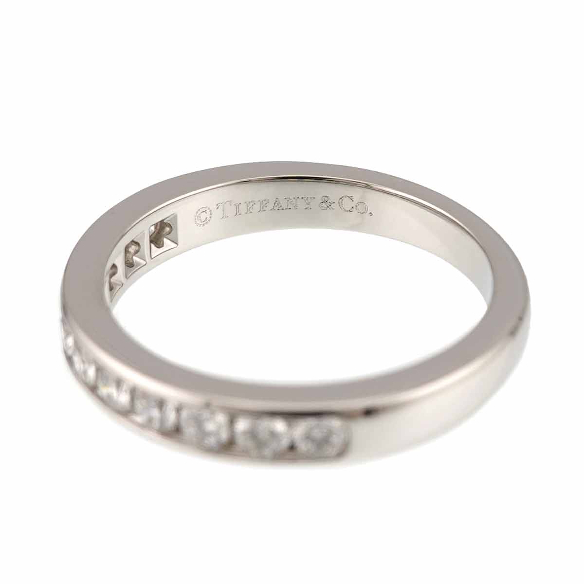 Half Diamond Ring Pt Platinum Size5.25(US)