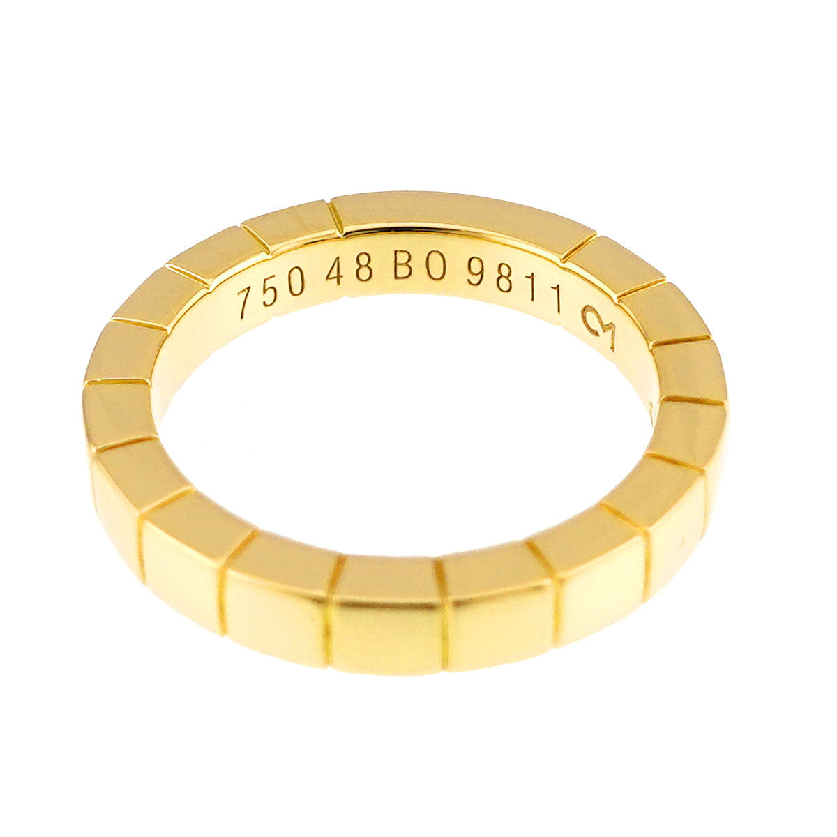 Laniere Ring 18K Yellow Gold 750 Size48 4.5(US)