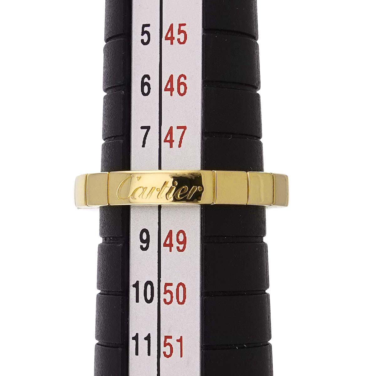Laniere Ring 18K Yellow Gold 750 Size48 4.5(US)