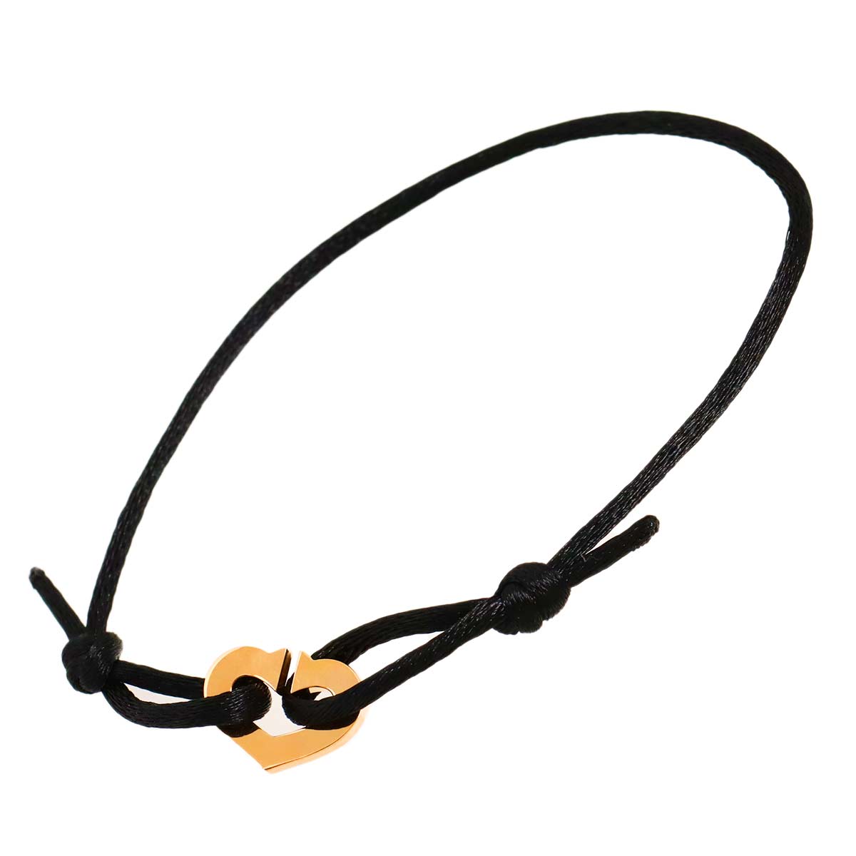 C Heart Bracelet 18K Pink Gold 750