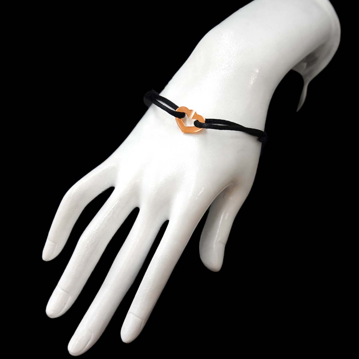 C Heart Bracelet 18K Pink Gold 750