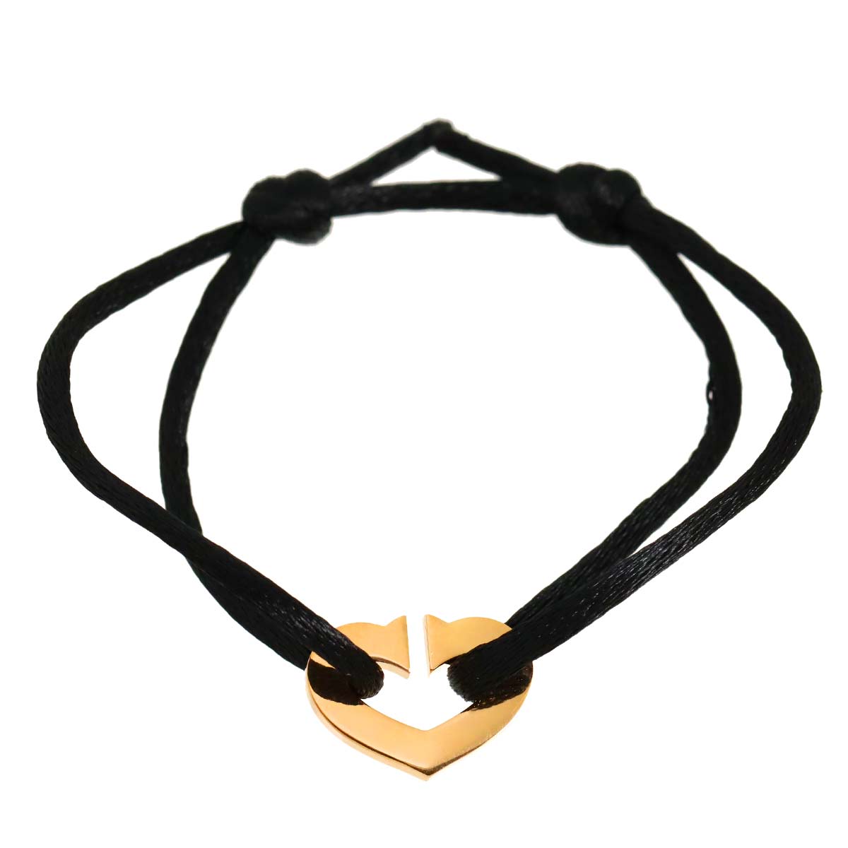 C Heart Bracelet 18K Pink Gold 750