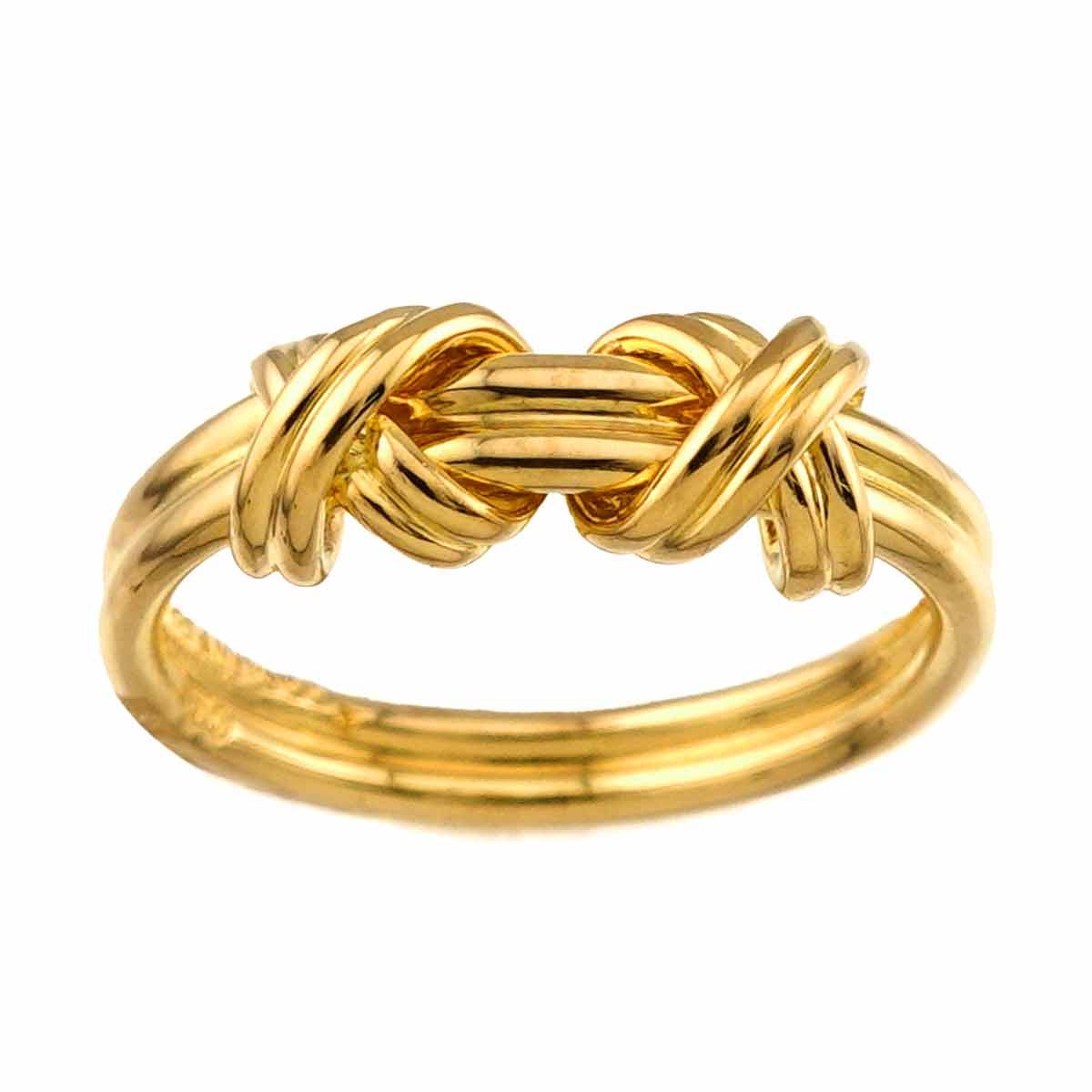 Signature Ring 18K Yellow Gold 750 size4-4.5(US)