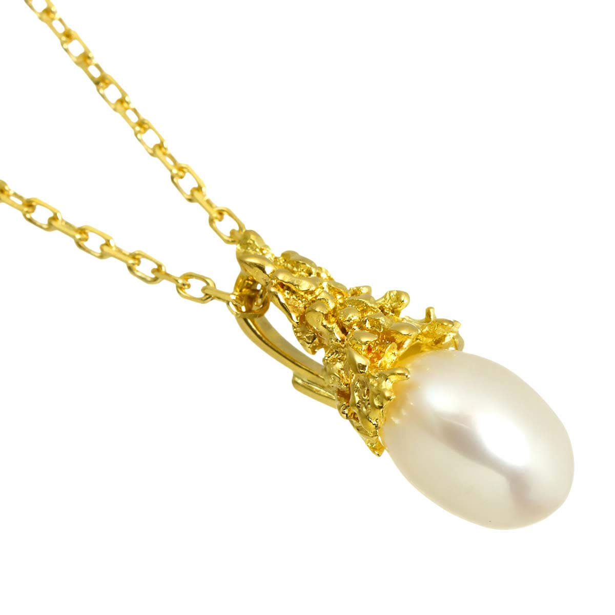 Freshwater pearl Necklace 18K YG 750